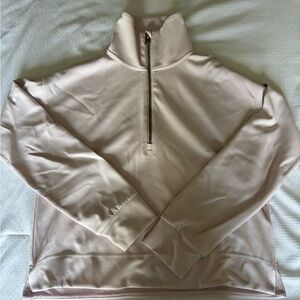 Athleta Seasoft Quarter Zip Sakura Pink